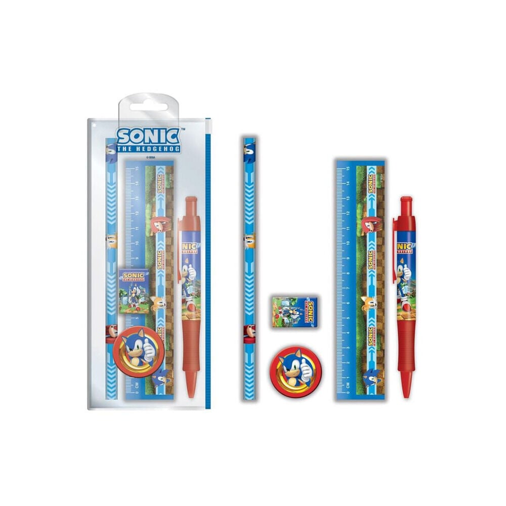 Set papeleria Sonic The Hedgehog_0