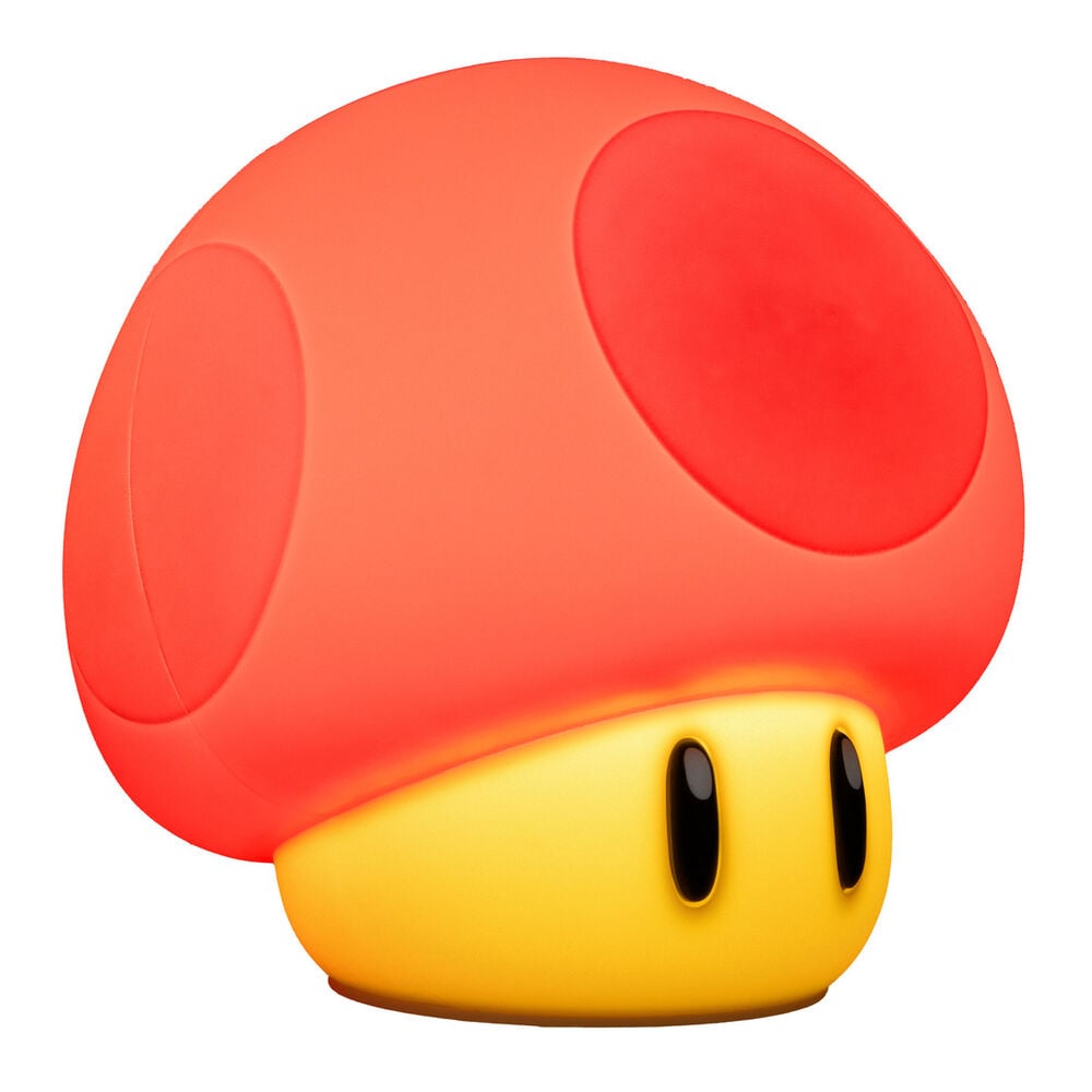 Lampara recargable SquishyGlo Seta Super Mushroom Super Mario Bros_0