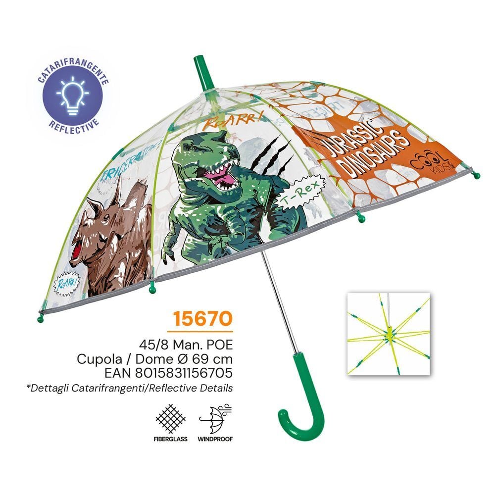 Paraguas manual Dinosaurio 45cm_0