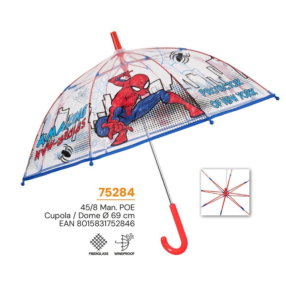 Paraguas manual Spiderman Marvel 45cm_0