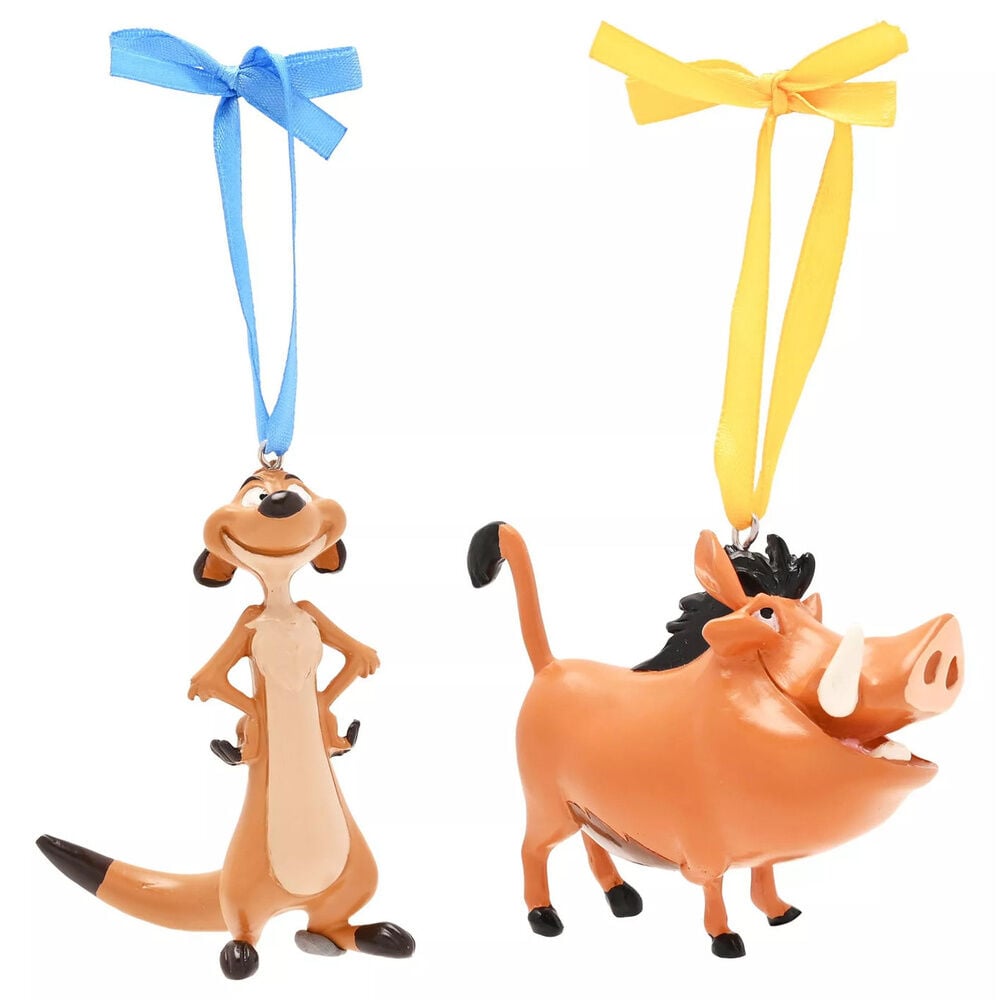 Set 2 Adornos de Navidad El Rey Leon Disney_0