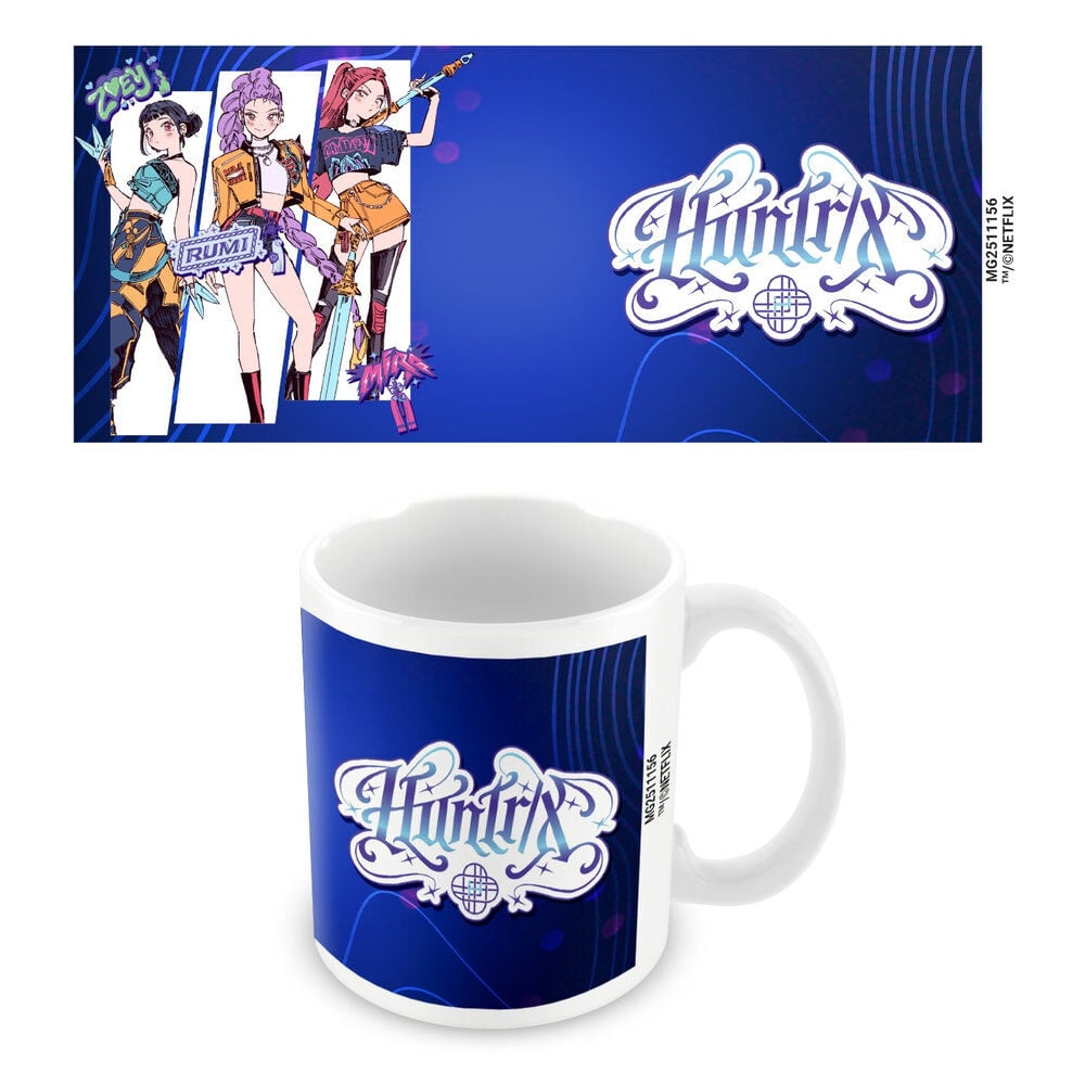 Taza Logo Huntrix Kpop Demon Hunters 325ml_0