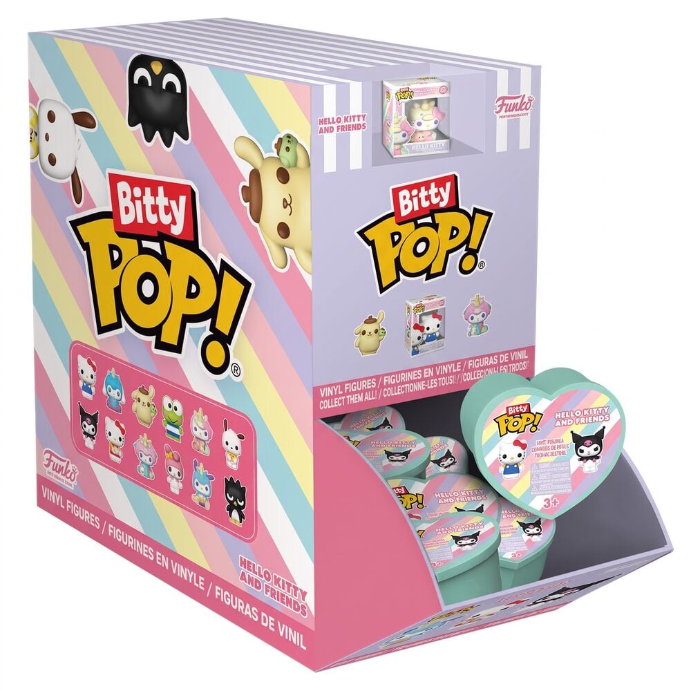 Figura Mystery Bitty POP Heart Hello Kitty and Friends surtido_0