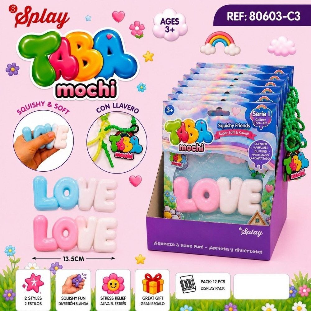 Juguete antiestres Squishy Love 13,5cm surtido_0