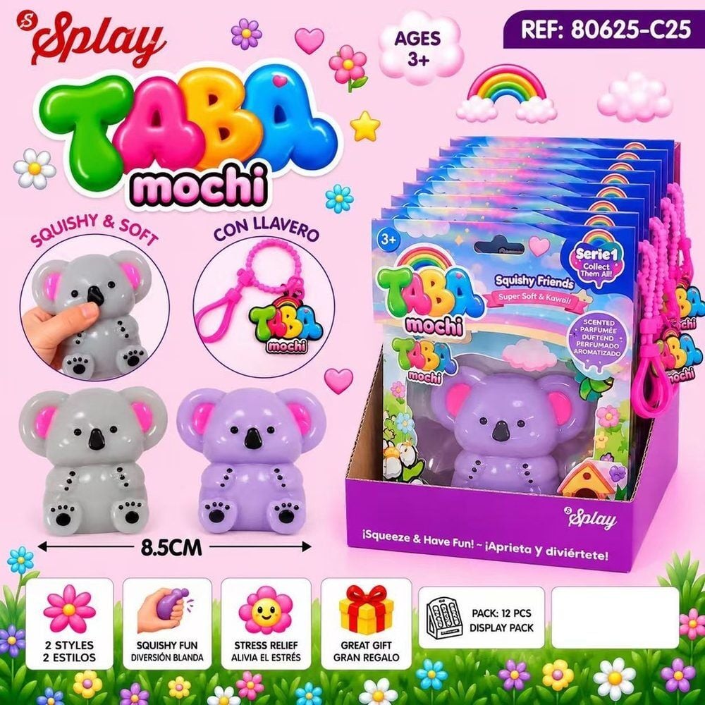 Juguete antiestres Squishy Koala  8,5cm surtido_0