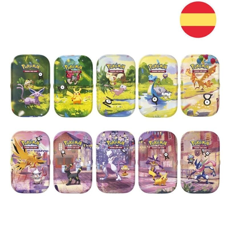 Mini Lata Juego Cartas 30th Aniversario Pokemon EspaÃ±ol surtido_0