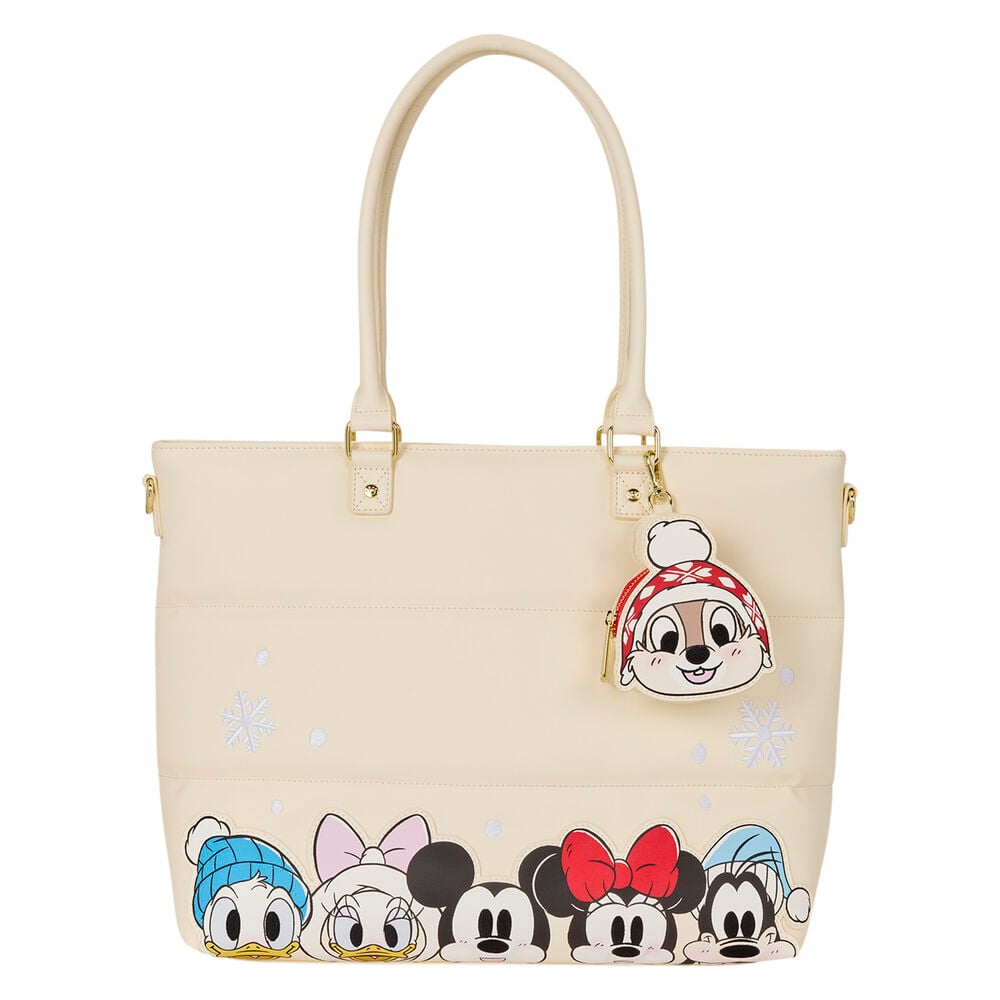 Bolso + monedero Puff Quilt Mickey & Friends Disney Loungefly_0