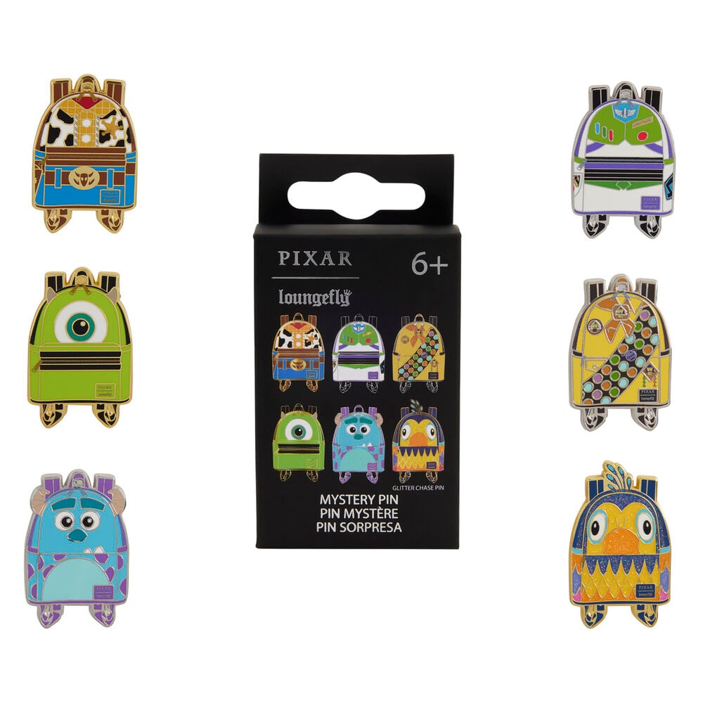 Blind Box Mystery Enamel Pin Disney Pixar Loungefly surtido_0