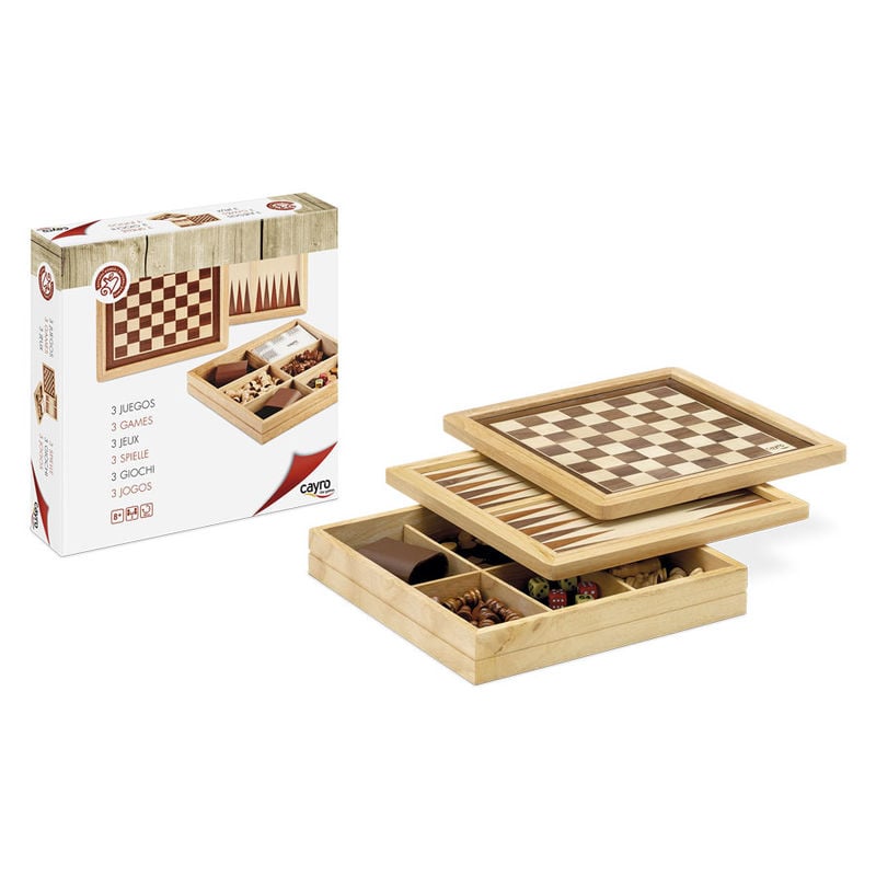 Ajedrez Damas Backgammon Marqueteria_0