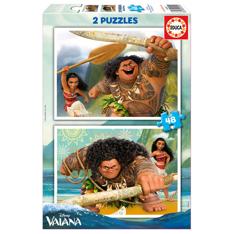Puzzle Vaiana Disney 2x48pzs_0