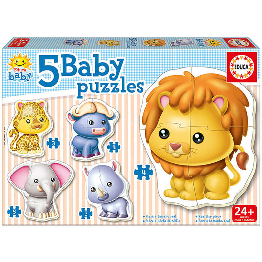 Puzzle Animales Salvajes 2-5pzs_0