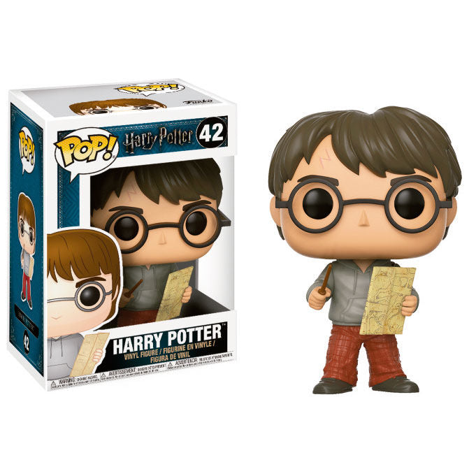 Figura POP Harry Potter Harry with Marauders Map_0