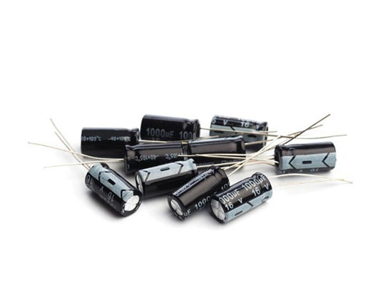 CONJUNTO DE CAPACITORES ELECTROLÍTICOS - 120 PCS - 1µF A 1000µF_0
