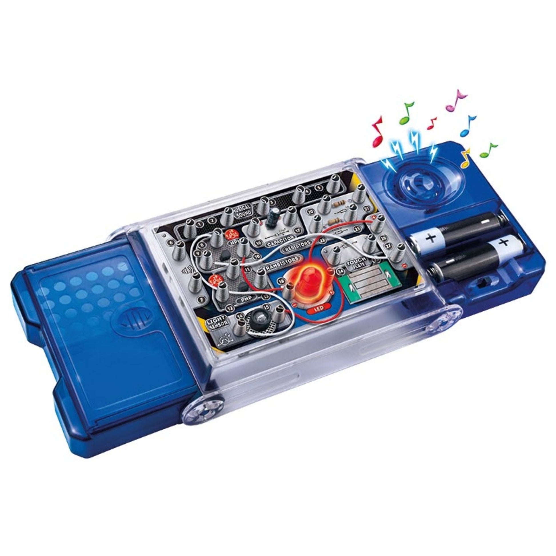 Kit de projectos electrónicos - 8 experiências - LED e música_0
