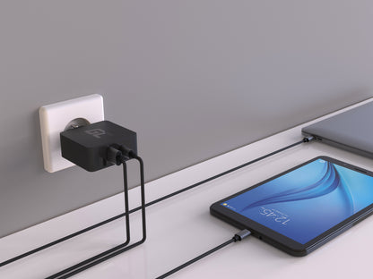 Green Cell Charger USB-C 45W PD with cable USB-C and extra USB port for Asus ZenBook, HP Spectre, HP Envy x2 and others_2