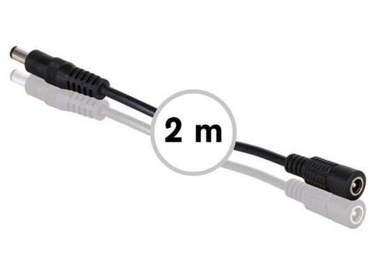 CABO DE EXTENSÃO CC COM FICHA MACHO-FÊMEA - 2 m - PRETO_0