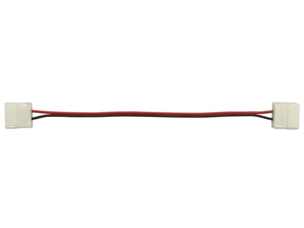 CABO COM CONECTORES DE PRESSÃO PARA FAIXA LED FLEXÍVEL - 10 mm - COR ÚNICA_0