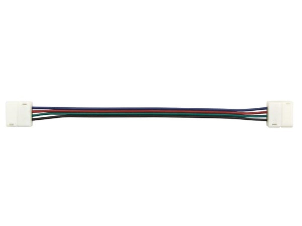 CABO COM CONECTORES DE PRESSÃO PARA FAIXA LED FLEXÍVEL - 10m - COR RGB_0