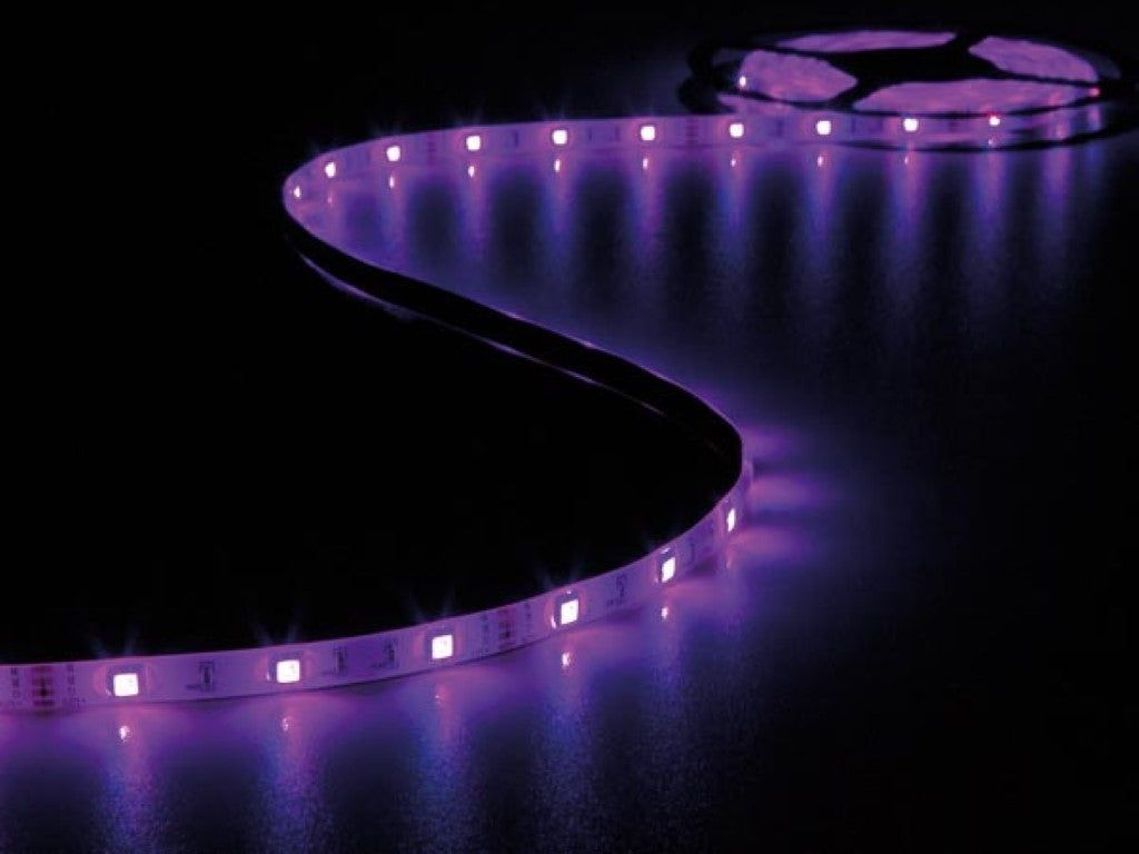 KIT COM FAIXA LED FLEXÍVEL, CONTROLADOR RGB E ALIMENTAÇÃO - RGB - 150 LEDs - 5 m - 12 Vdc_0
