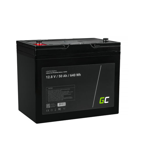 Green Cell LiFePO4 Battery 12V 12.8V 50Ah for photovoltaic system, campers and boats_0