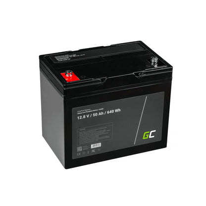 Green Cell LiFePO4 Battery 12V 12.8V 50Ah for photovoltaic system, campers and boats_1
