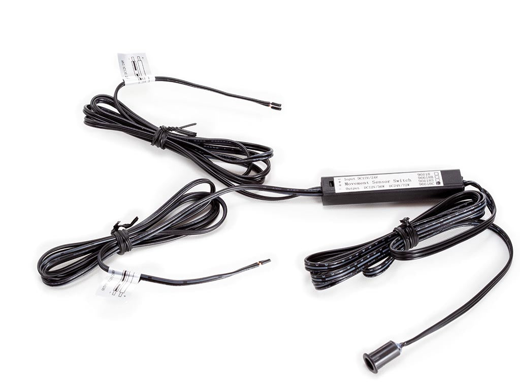 Interruptor com sensor de movimento - instalação encastrada - 12V/24V_0