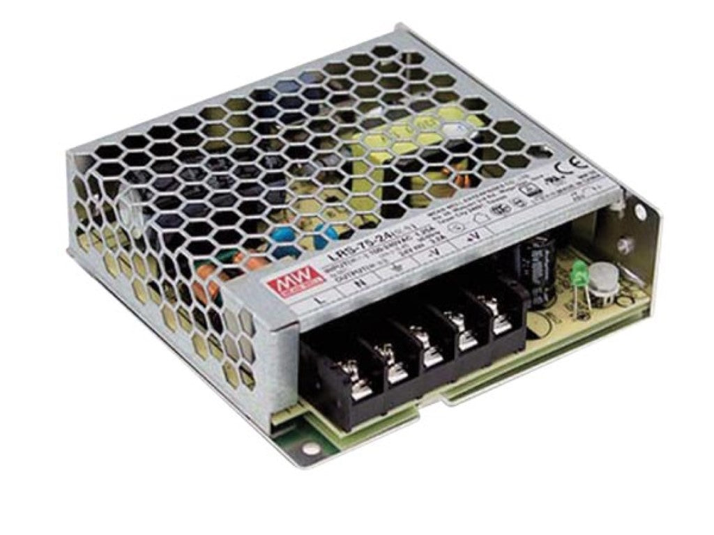 FONTE DE ALIMENTAÇÃO COMUTADA ITE  - UMA SÓ SAÍDA - 75 W - 12 V - MOLDURA FECHADA - APENAS PARA USO PROFISSIONAL_0