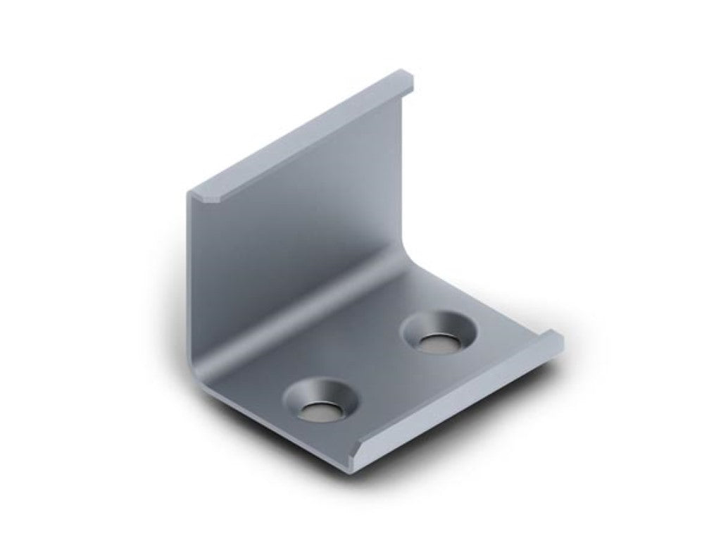 SUPORTE DE MONTAGEM COM MOLA DE AÇO PARA O PERFIL LED ALU-45 - PRATEADO_0