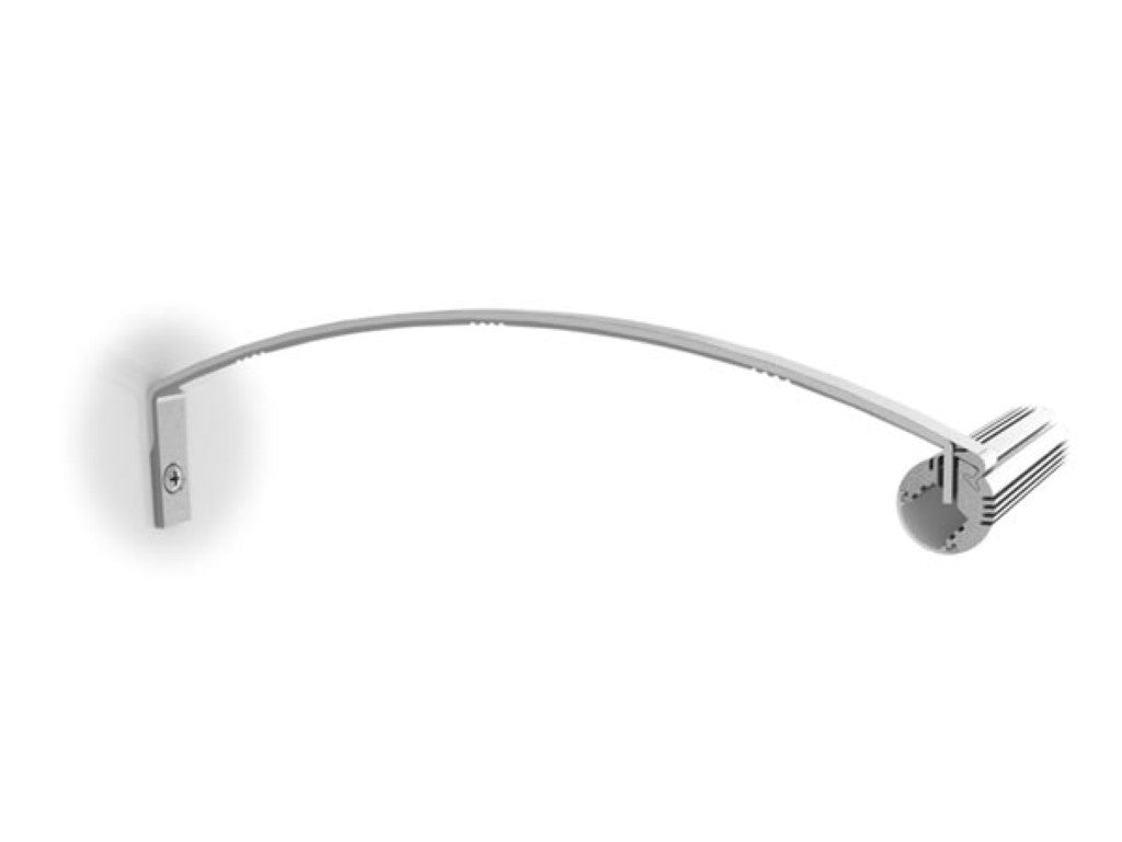 BRAÇO DE ILUMINAÇÃO PARA O PERFIL LED ALU-ROUND - PRATEADO_0