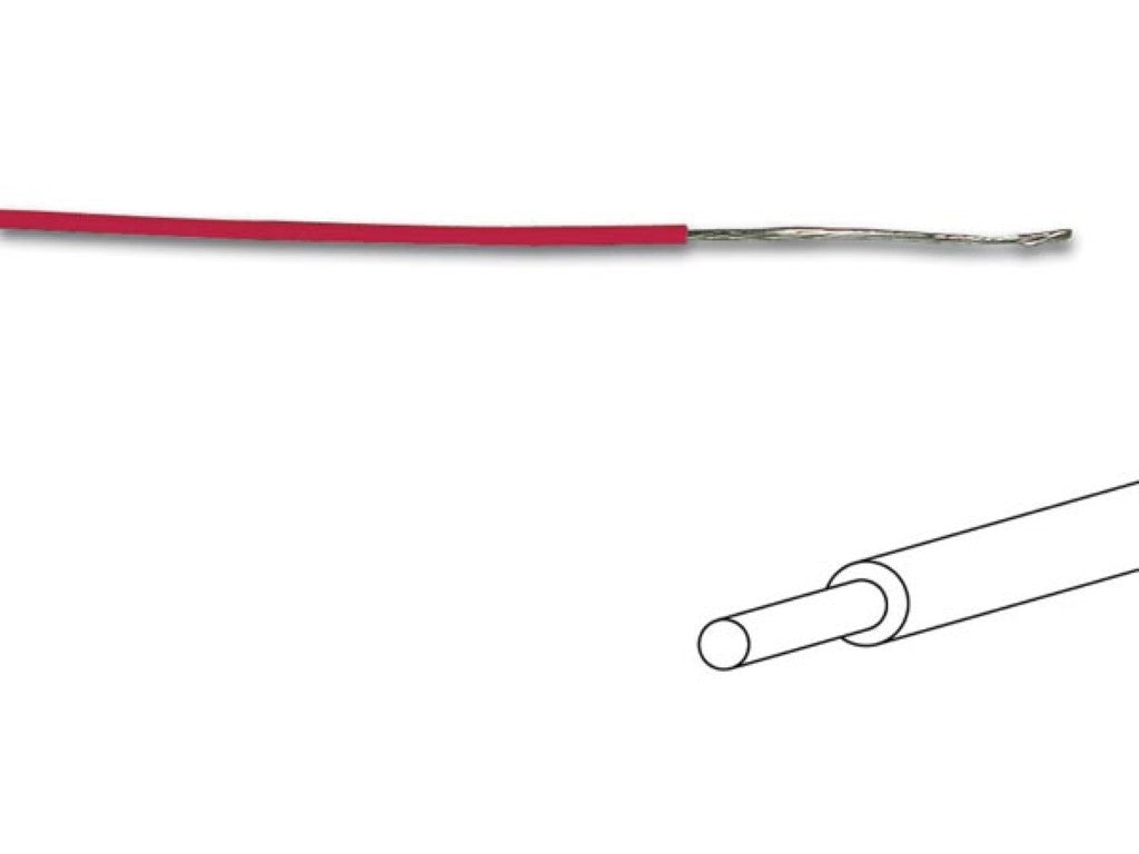 FIO DE LIGAÇÃO -  ø 1.4 mm - 0.2 mm² - UNIFILAR - VERMELHO_0