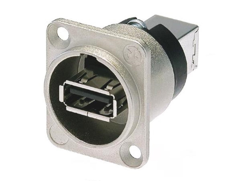 NEUTRIK - COMUTADOR DE GÉNERO USB REVERSÍVEL (TIPO USB A E USB B) - CAIXA D NIQUELADA_0