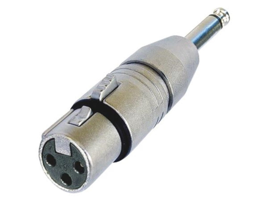 NEUTRIK - 3 PÓLOS XLR FÊMEA PARA MONO 1/4" PLUG_0