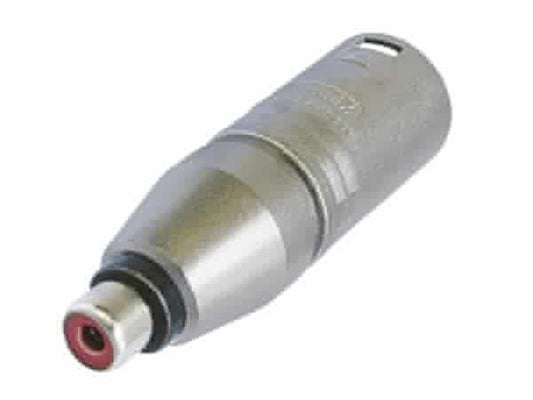 NEUTRIK - 3 PÓLOS XLR MACHO PARA RCA/PHONO FÊMEA_0