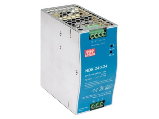 FONTE DE ALIMENTAÇÃO INDUSTRIAL 240 W DE SAÍDA ÚNICA EM CALHA DIN 24 V 10 A_0