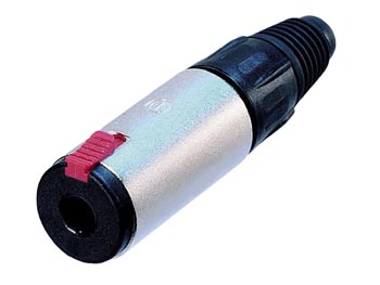 NEUTRIK - CONECTOR JACK PLUG, FÊMEA DE 3 PINOS, Banhado A PRATA, NÍQUEL_0