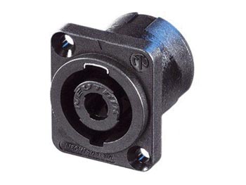 NEUTRIK - PLUGUE DE MONTAGEM SPEAKON, MACHO DE 4 PINOS, PRETO, TAMANHO D_0