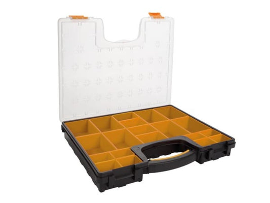 Caixa de arrumação em plástico com compartimentos amovíveis - 420x335x65 mm - 9,1 L_0
