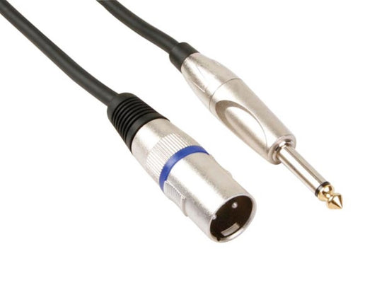 CABO XLR - XLR MACHO / FICHA 6.35 mm - MONO - 3 m_0