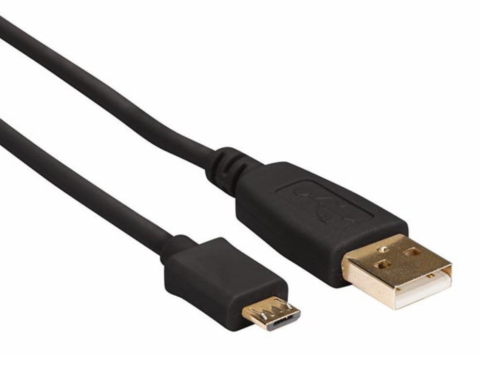 FICHA USB 2.0 A - FICHA MICRO USB / COBRE / BÁSICO / 0.75 m / DOURADA / M - M_0