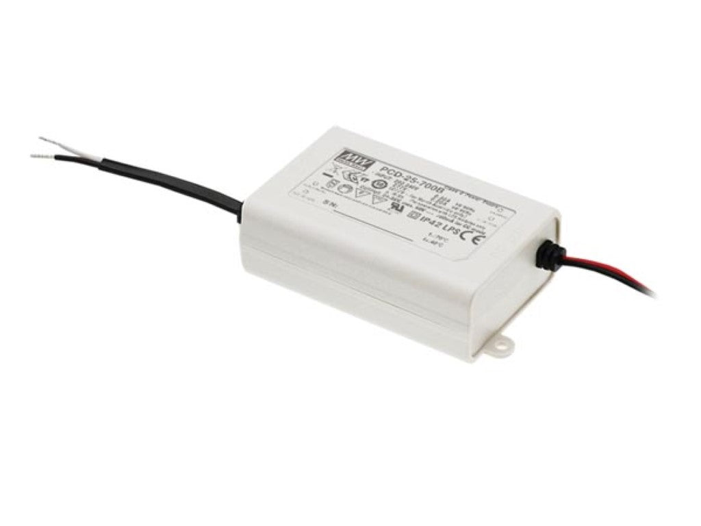 FONTE DE CORRENTE CONTÍNUA PARA ILUMINAÇÃO LED - LUMINOSIDADE REGULÁVEL - SAÍDA ÚNICA - 700 mA - 25 W_0