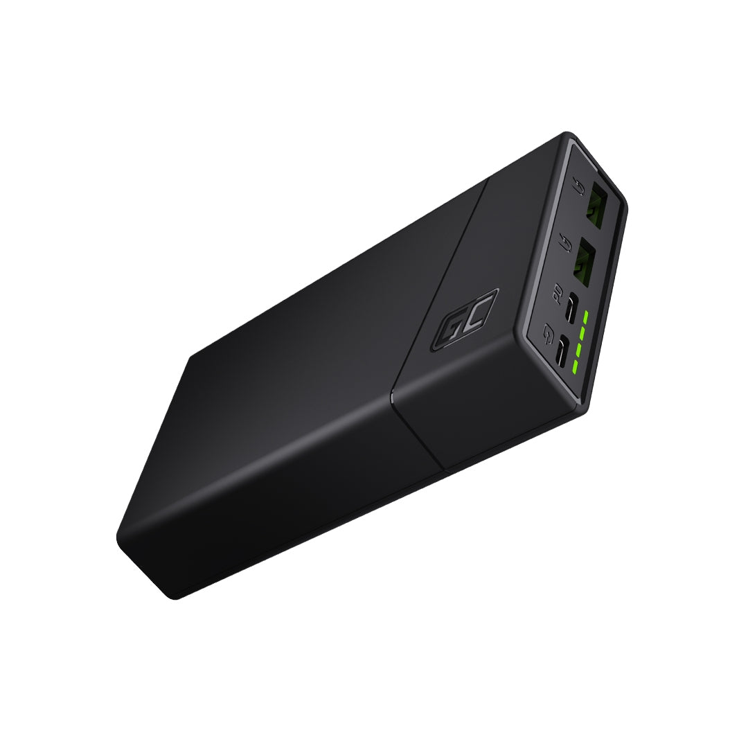 Power Bank Green Cell GC PowerPlay20 20000mAh with fast charging 2x USB Ultra Charge and 2x USB-C Power Delivery 18W_0