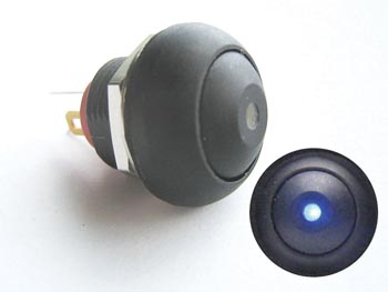 MINI BOTÃO COM LED AZUL 1P SPST OFF-(ON)_0