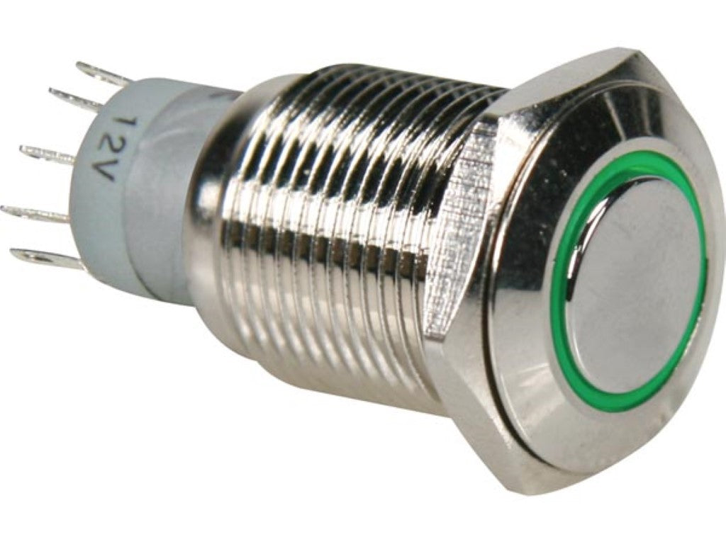 INTERRUPTOR REDONDO DE METAL SPDT 1NO 1NC - ANEL VERDE_0