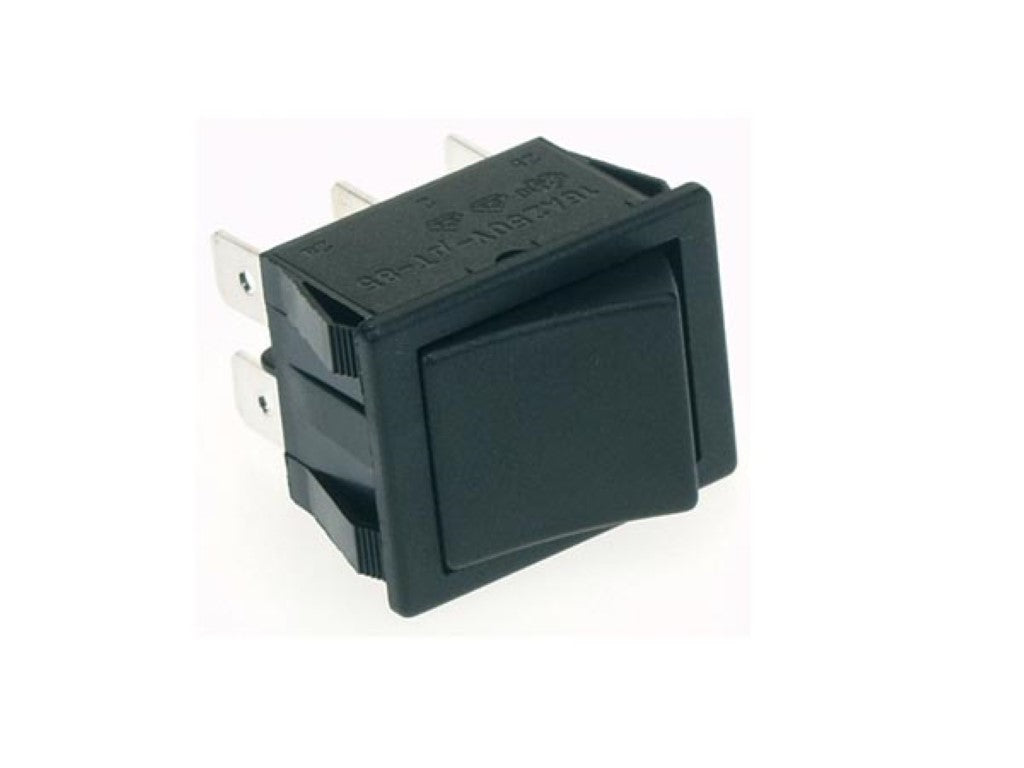 INTERRUPTOR DE POTÊNCIA BASCULANTE 10A-250V DPDT ON-ON - TECLA PRETA_0