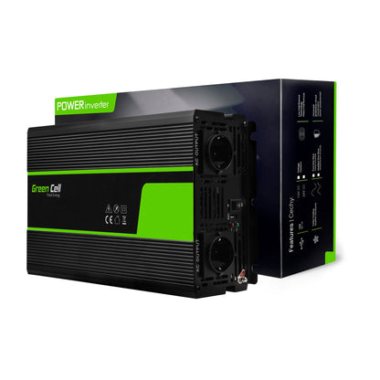 Voltage converter Green Cell Inwerter 12V / 230V 2000W/4000W (pure sine wave)_3