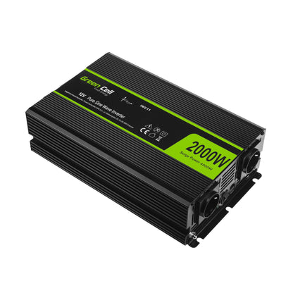 Voltage converter Green Cell Inwerter 12V / 230V 2000W/4000W (pure sine wave)_5