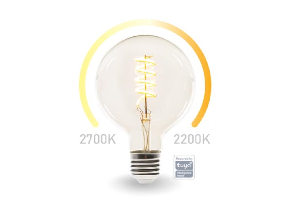 LÂMPADA DE FILAMENTOS INTELIGENTE WIFI - BRANCO QUENTE & BRANCO QUENTE INTENSO - E27 - G125_0