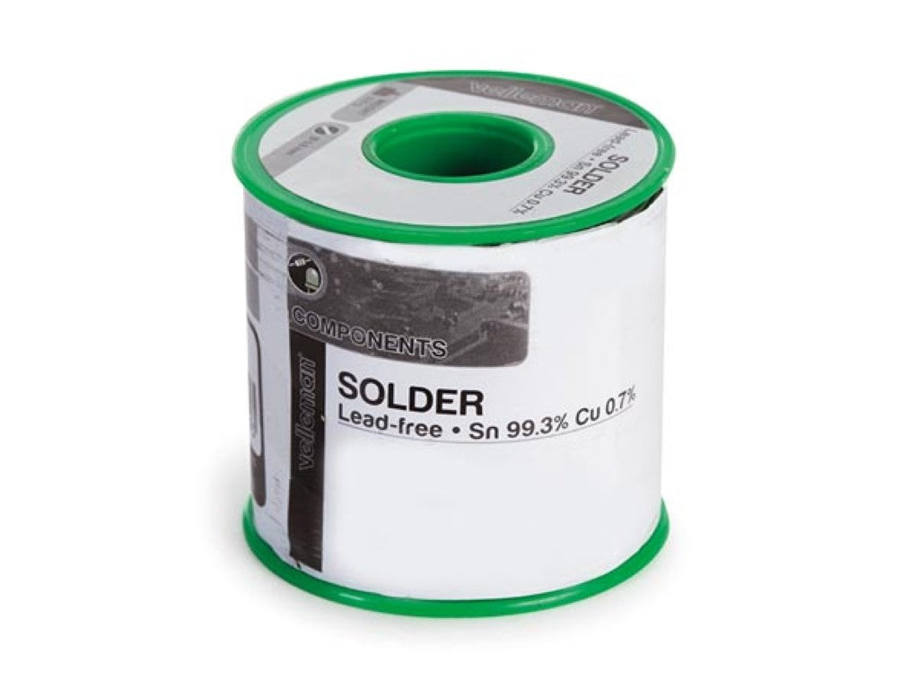Fio de solda SEM CHUMBO Sn 99.3% - Cu 0.7% 0.8mm 500g_0