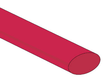 TUBO PARA RASGAR 12.7mm - VERMELHO - 25 unidades_0