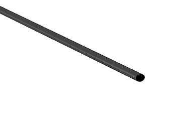 Tubo Retráctil 1,6mm - PRETO - 50 unidades_0